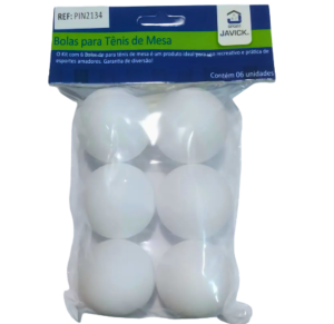 BOLA PING PONG C/6 PÇS. - PIN2134
