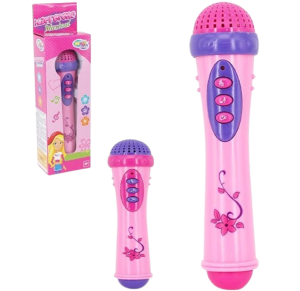 MICROFONE MUSICAL C/LUZ E SOM NA CX - WBU2376