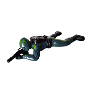 BONECO SOLDADO MILITAR A CORDA - 6808