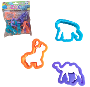 FORMA DE MODELAR ZOO C/12 PÇS - 916