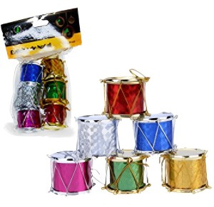 ENFEITE TAMBOR C/6 PÇS - NTA10927