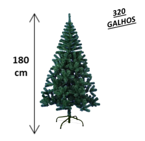 NT - ARVORE DE NATAL 180CM VD 320G - NTY10180