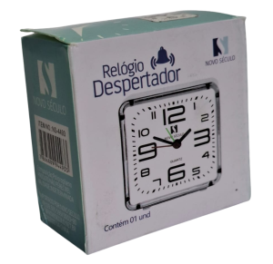RELOGIO DESPERTADOR DE MESA 6X6CM - NS-4493