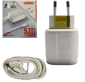 CARREGADOR TIPO C - 5.1A - LE-285CC